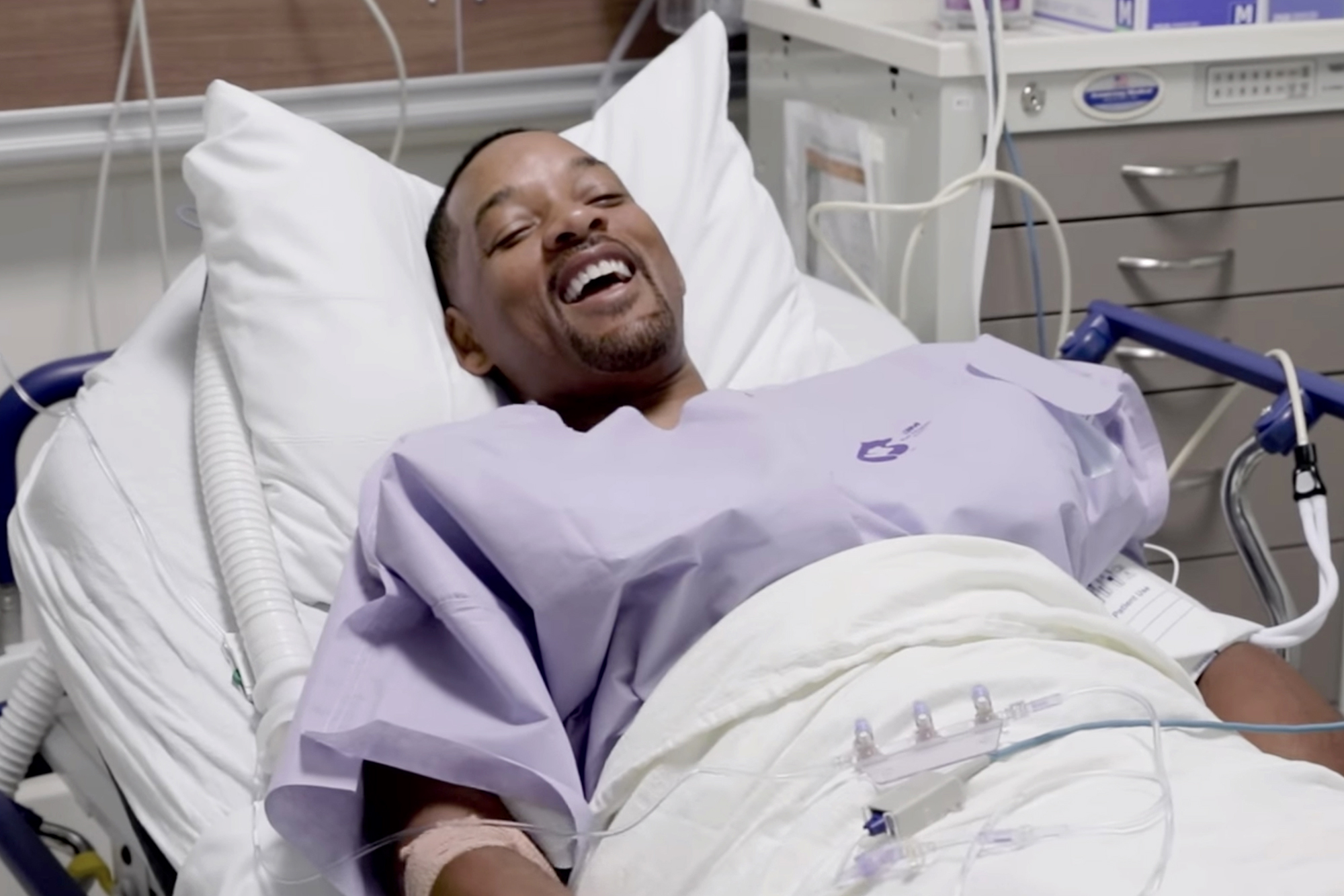 Will Smith does cheeky colonoscopy video for cancer awareness